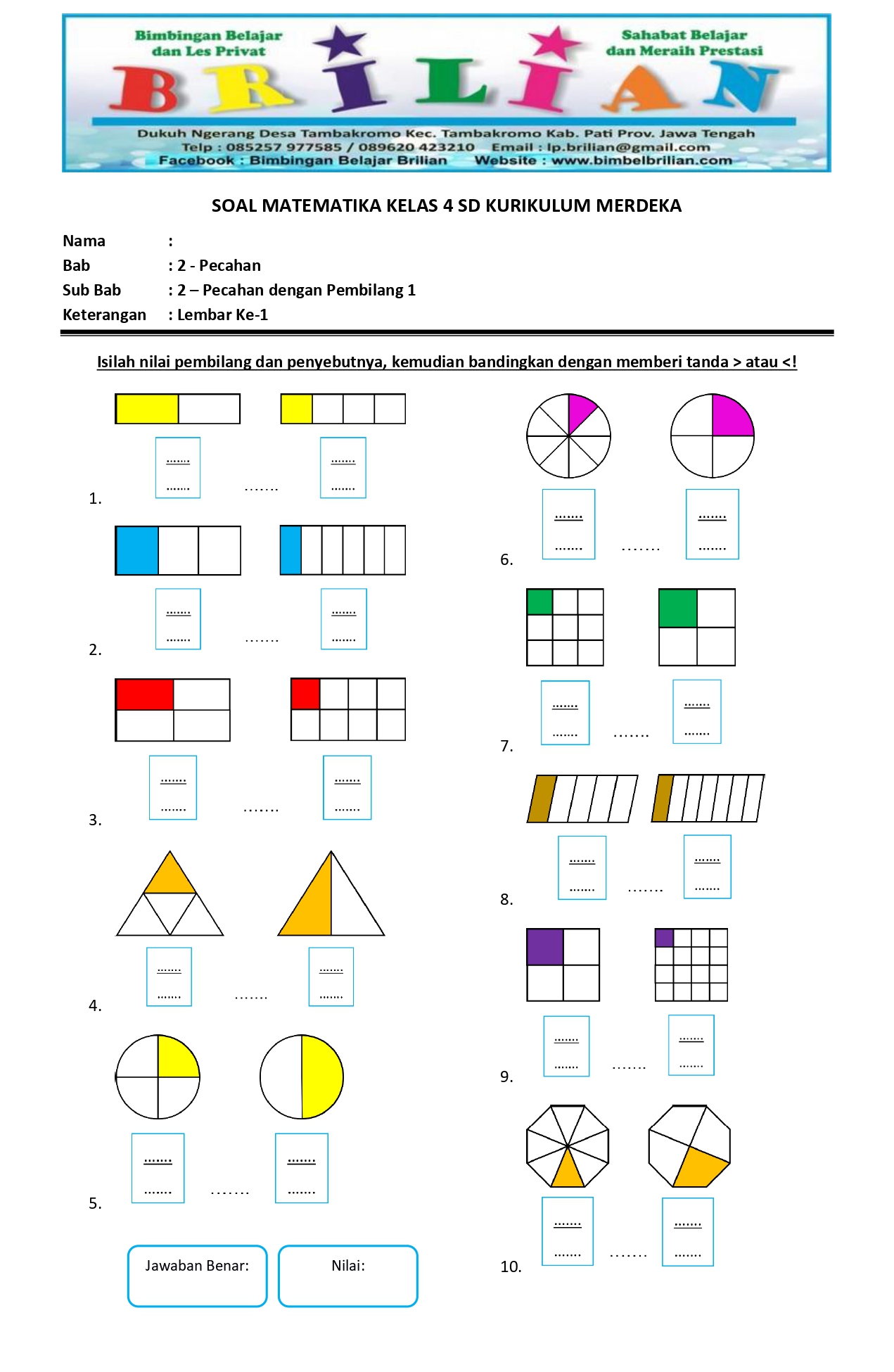 Soal soal kelas 2