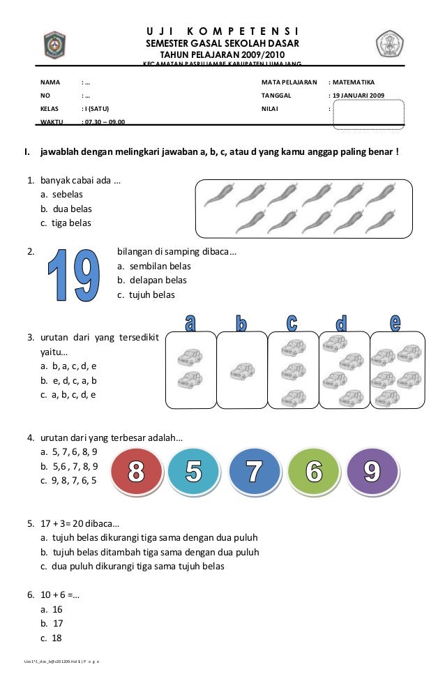Mempersiapkan Diri Menghadapi UAS Matematika Kelas 5 SD Semester 1: Panduan Lengkap dan Contoh Soal